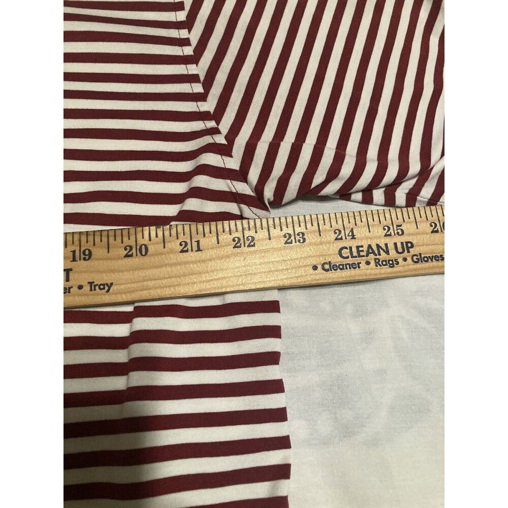 Fairway Greene Golf Polo Shirt Men's Med, Stripe Red White Short Sleeves (Logo) - Picture 4 of 7